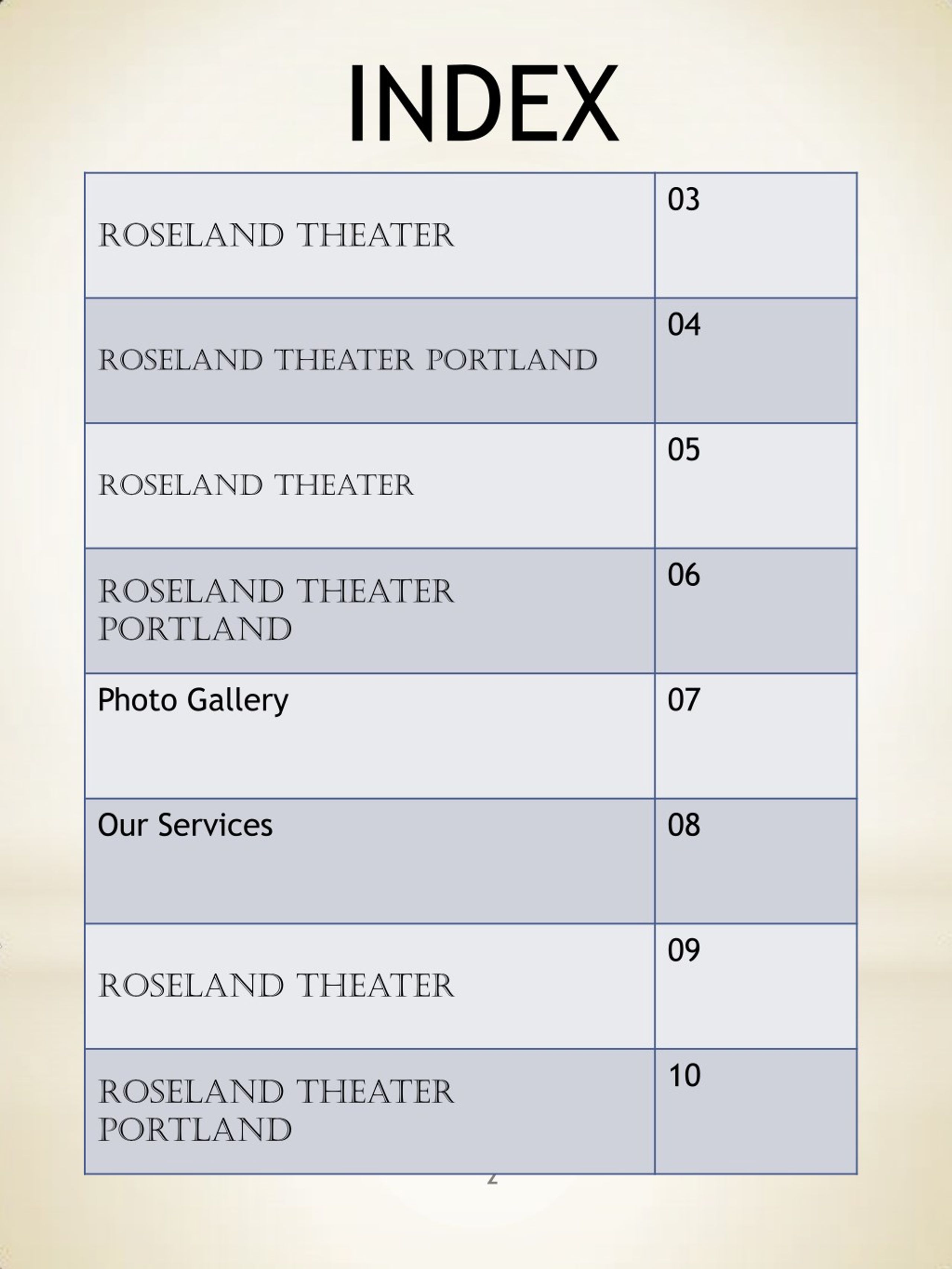 PPT - Roseland Theater PowerPoint Presentation, free download - ID:8012672