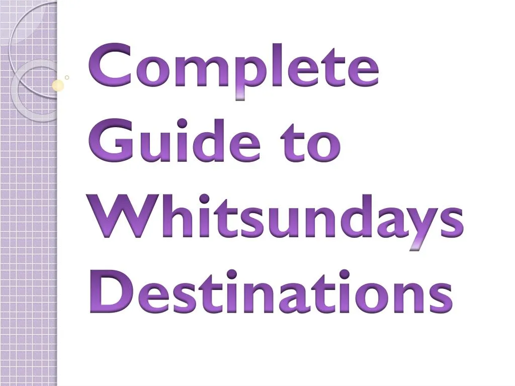 complete guide to whitsundays destinations n.