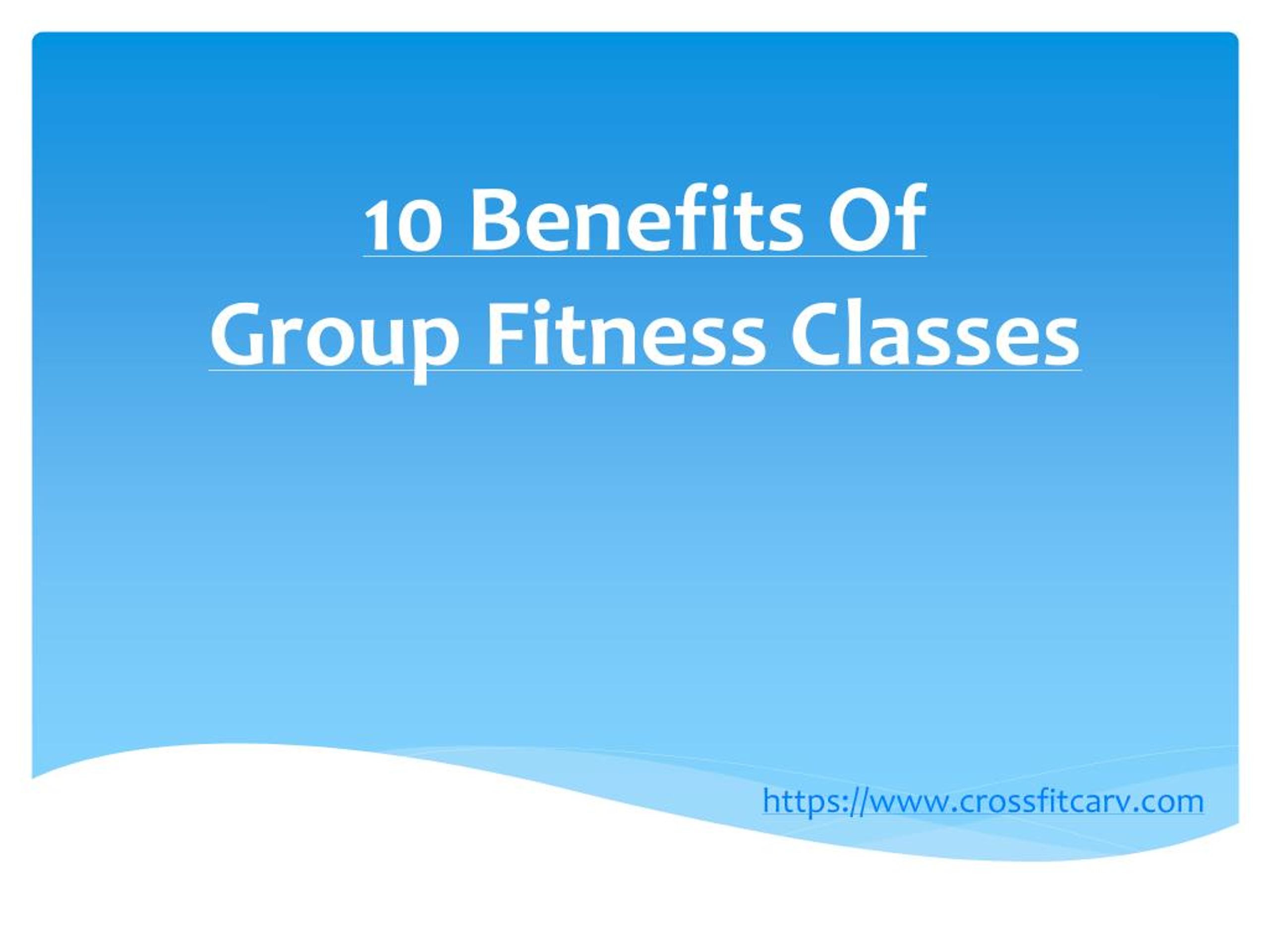 Benefits of a group fitness class - Women's Fitness