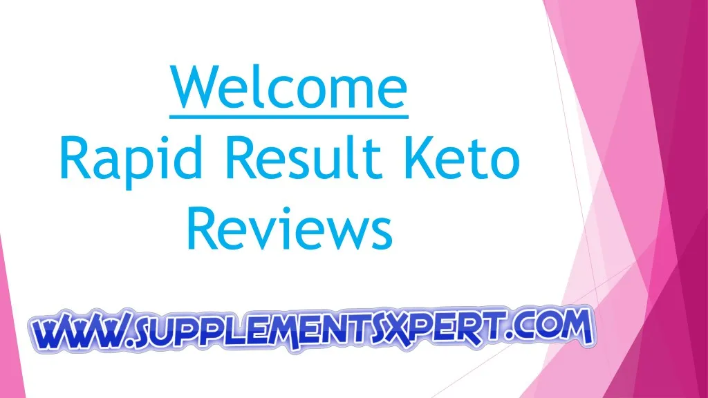 welcome rapid result keto reviews n.