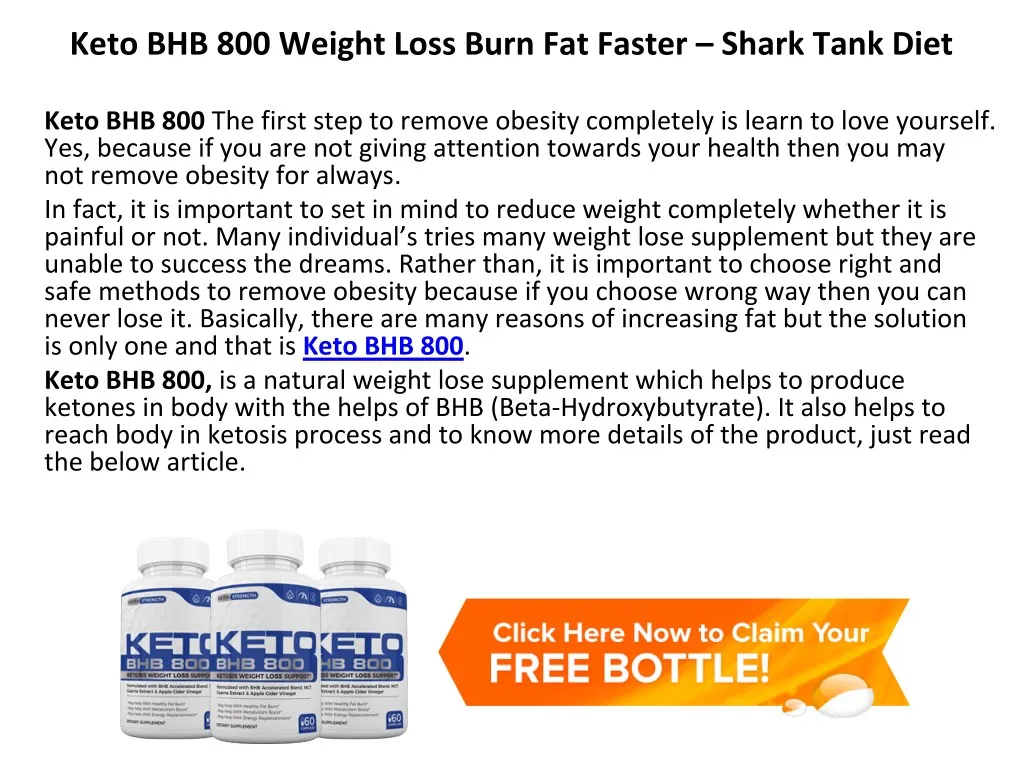 keto bhb 800 weight loss burn fat faster shark n.