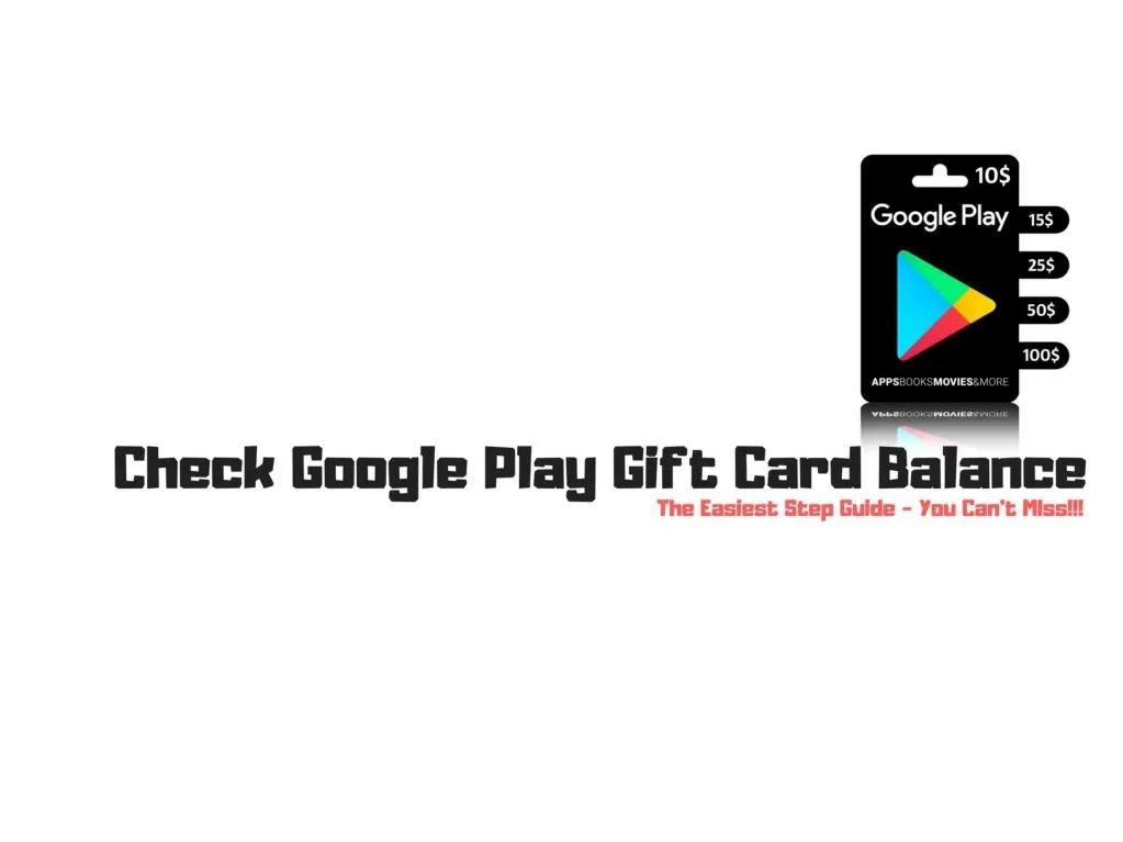 how to check google play gift card balance