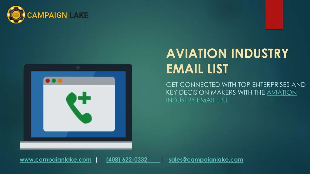 aviation industry email list n.