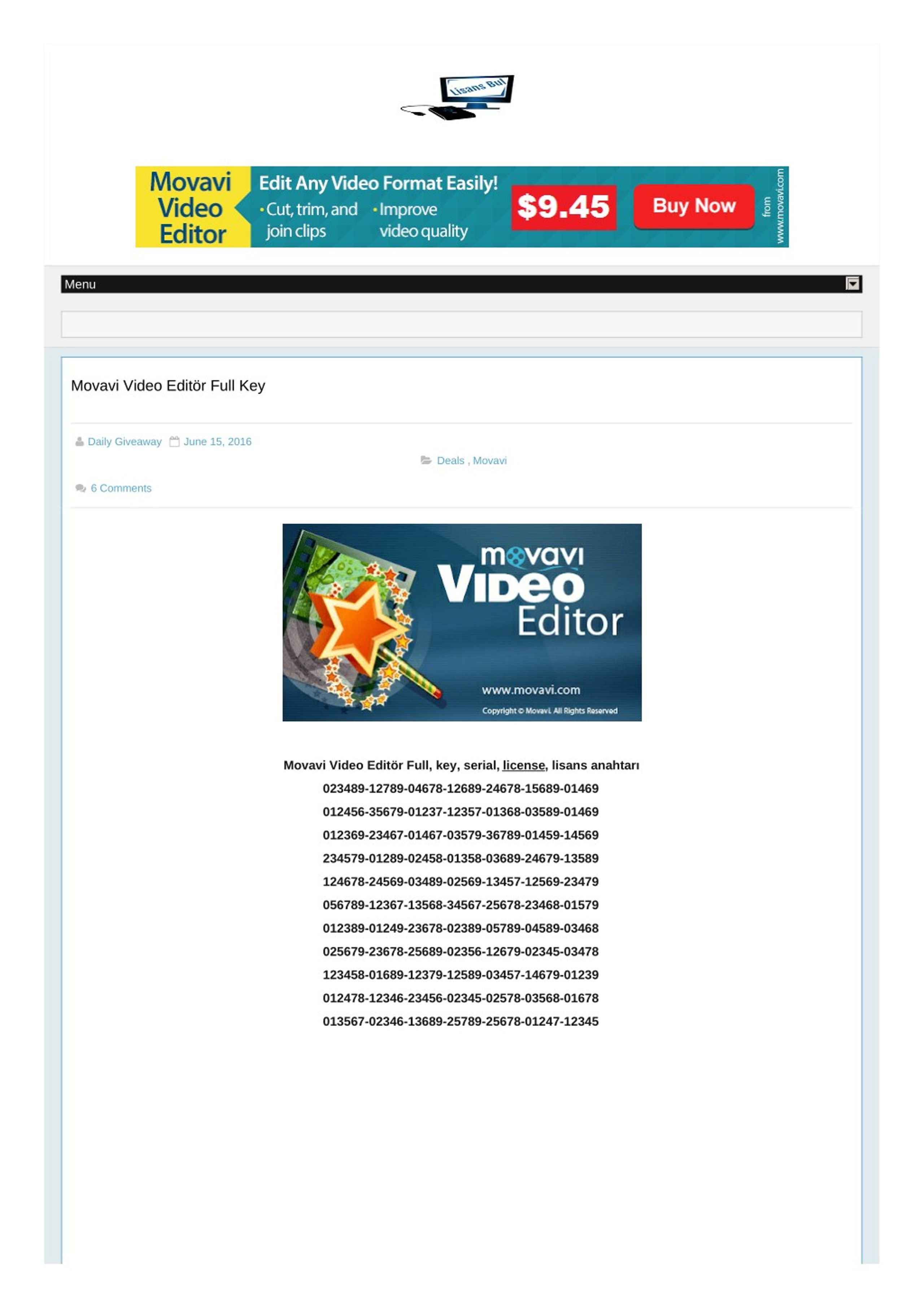 activation key for movavi video converter 17