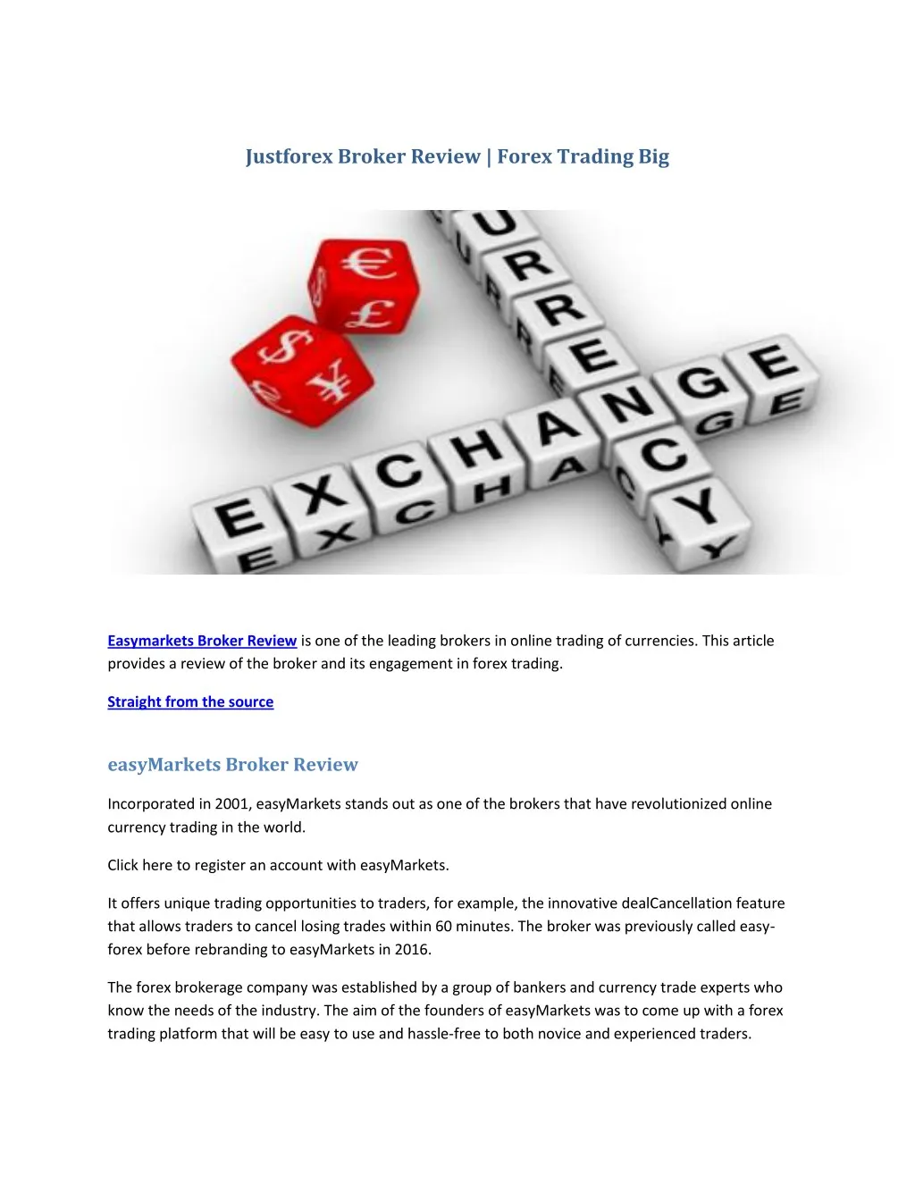 forex trading broker online