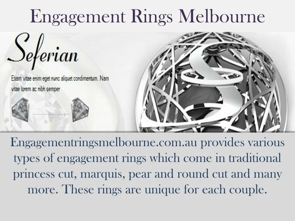 engagement rings melbourne n.