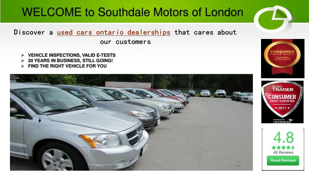 welcome to southdale motors of london n.