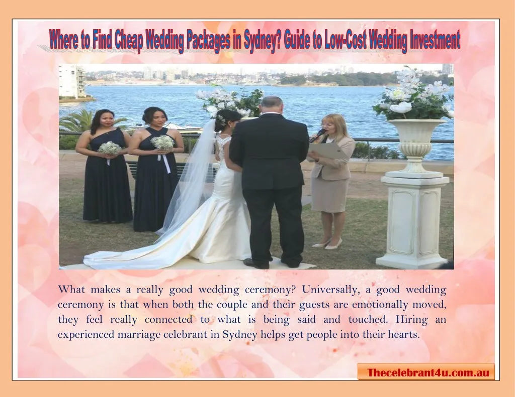 Ppt Where To Find Cheap Wedding Packages In Sydney Guide To Low