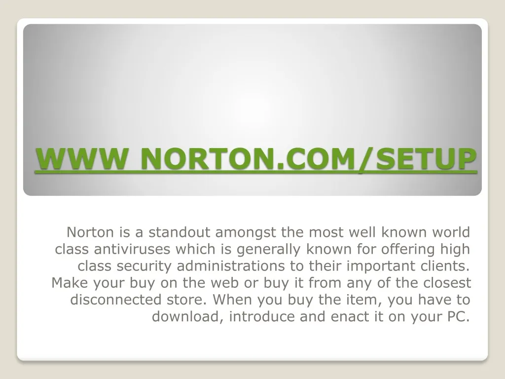 www norton com setup n.