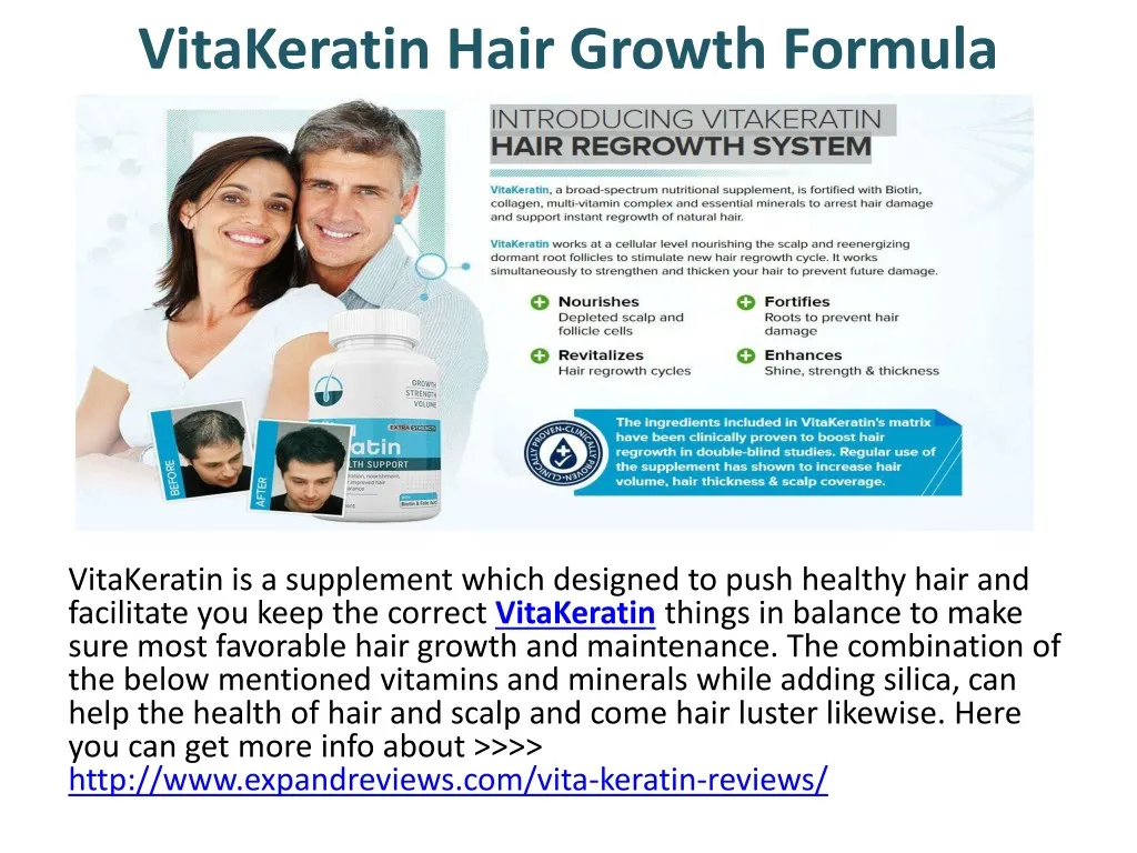 Ppt Vitakeratin Hair Growth Formula Powerpoint Presentation