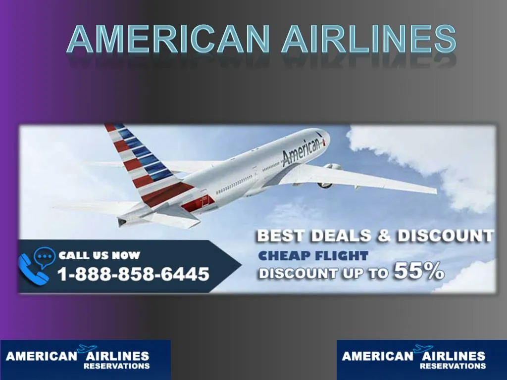 PPT American Airlines Reservations Official Site PowerPoint