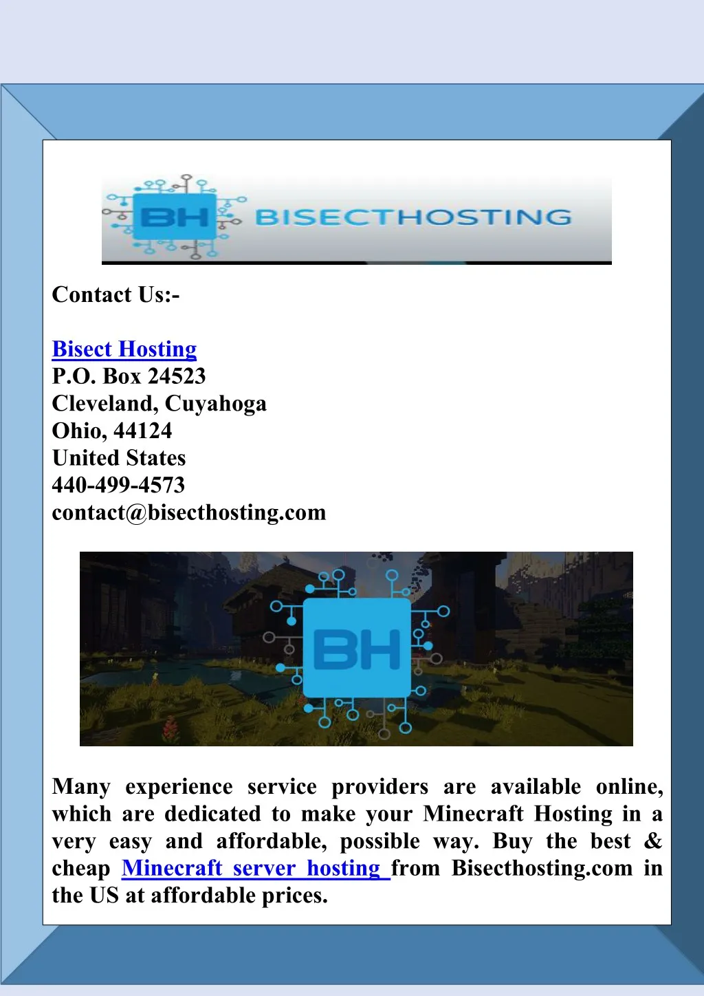 Ppt Find The Best Cheap Minecraft Server Hosting Provider In Us Powerpoint Presentation Id