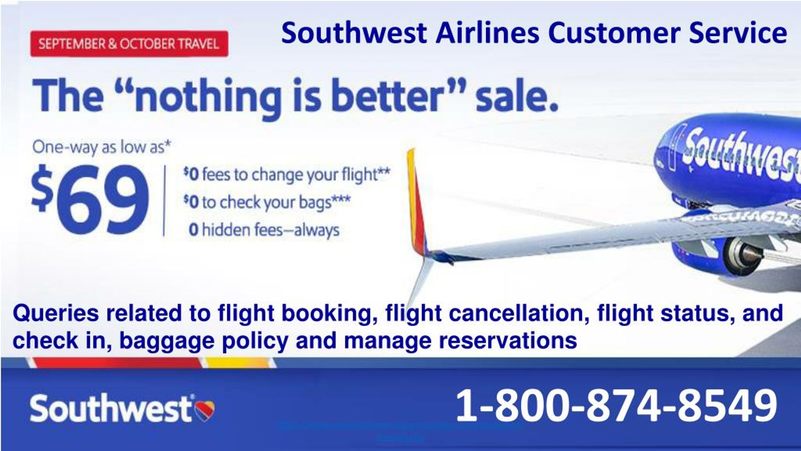 PPT - Southwest Airlines Customer Service 1-800-874-8549 for baggage allowance policy PowerPoint ...