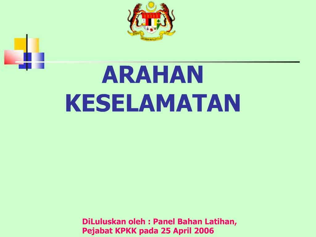 Ppt Arahan Keselamatan Powerpoint Presentation Free Download Id 802863