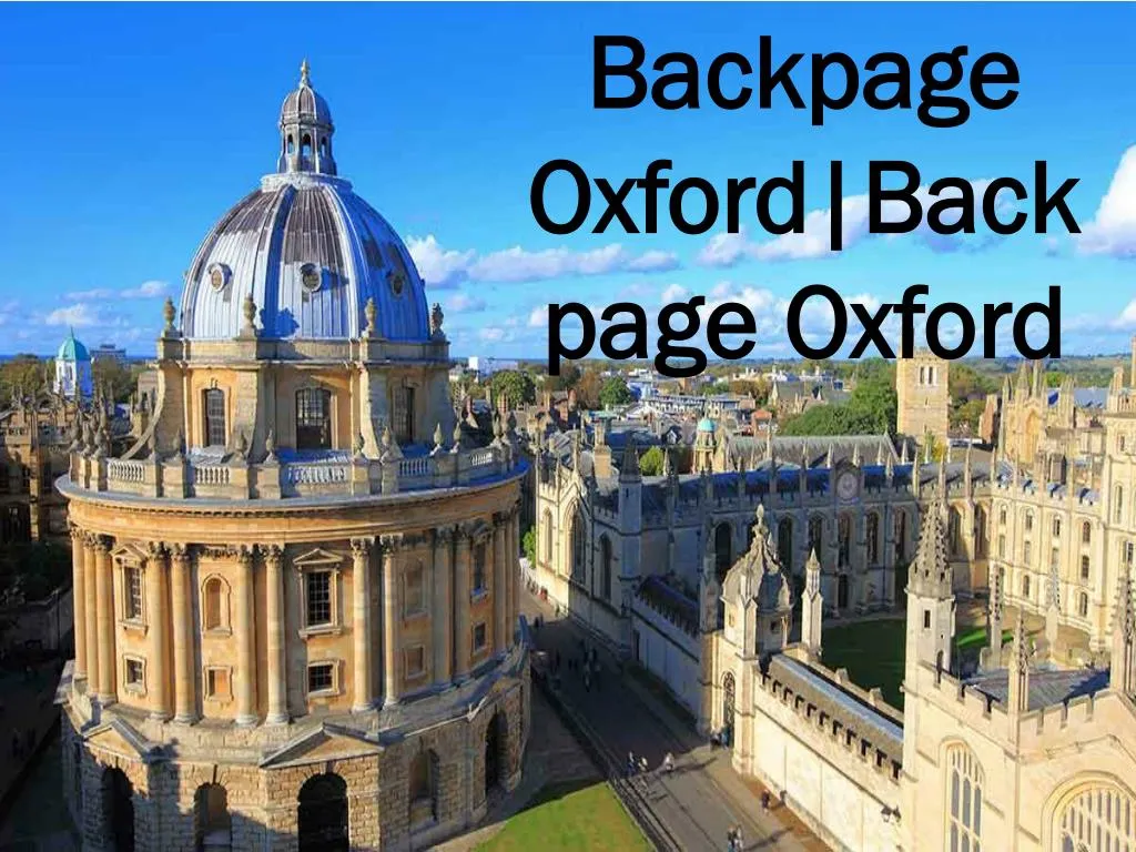backpage oxford back page oxford n.