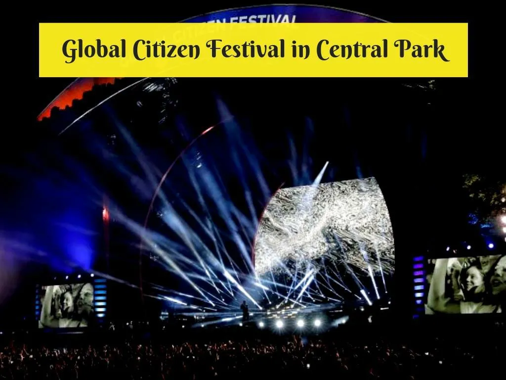 global citizen festival in central park n.