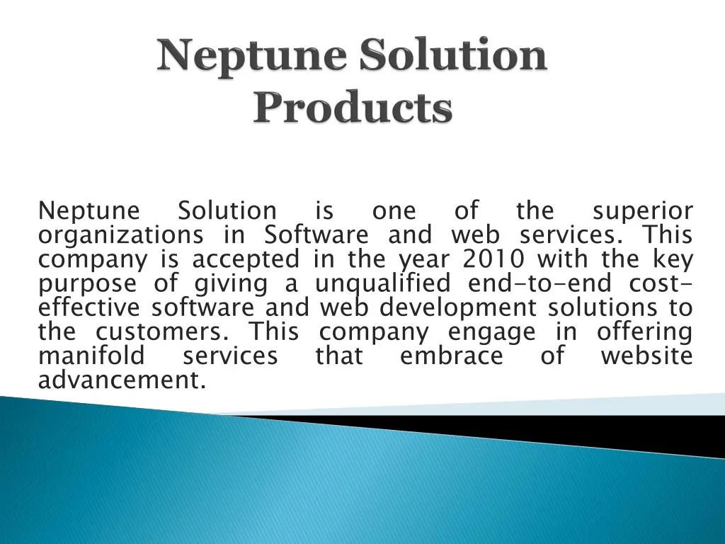 neptune solution products n.