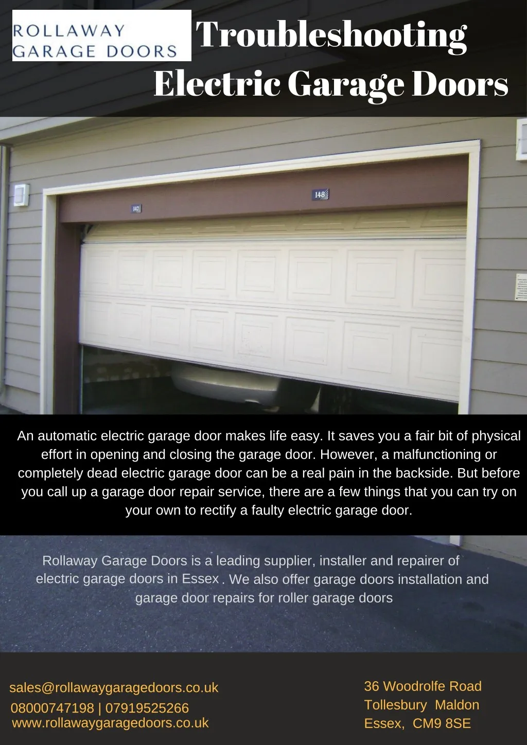 PPT Troubleshooting Electric Garage Doors PowerPoint Presentation