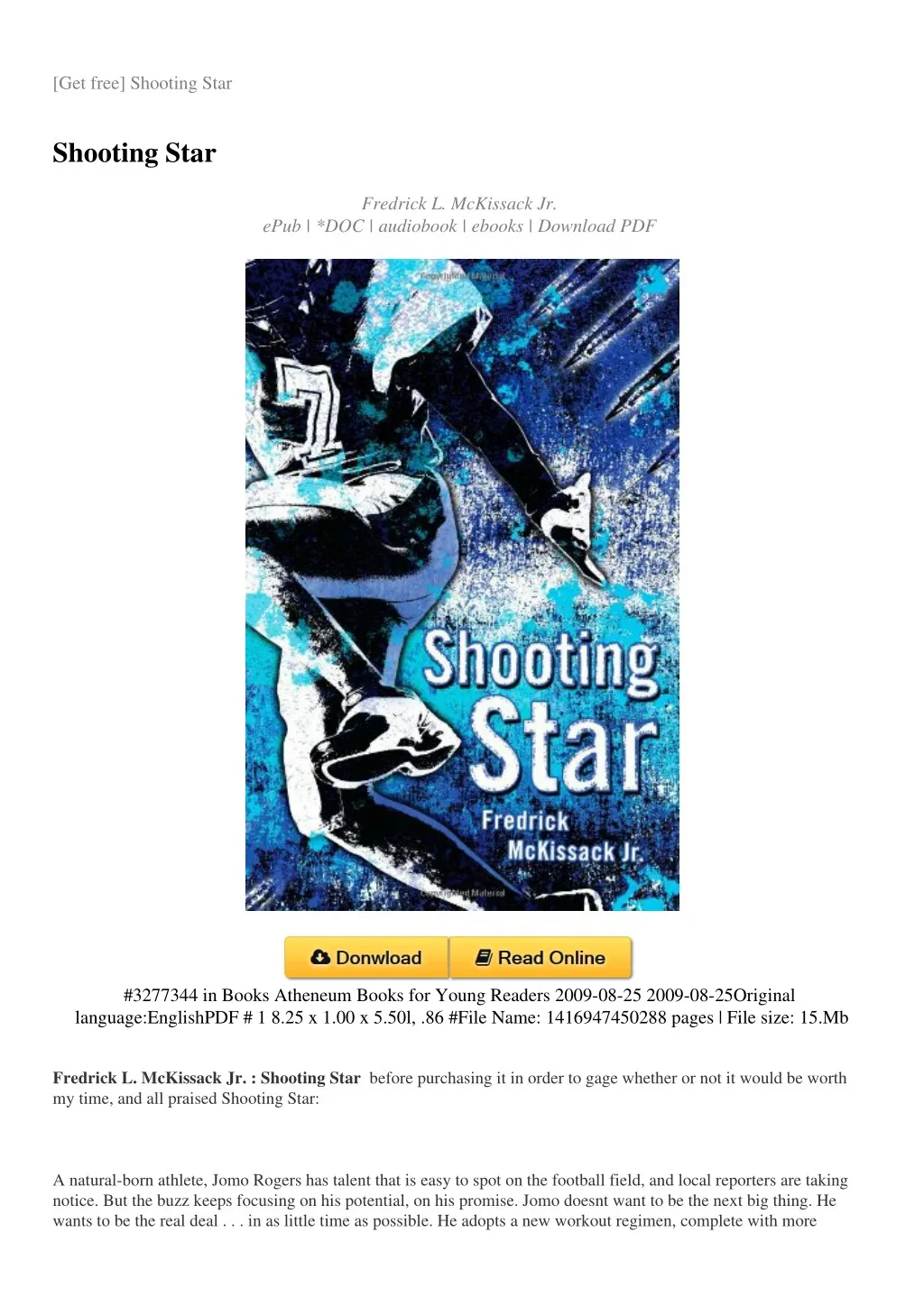 get free shooting star n.