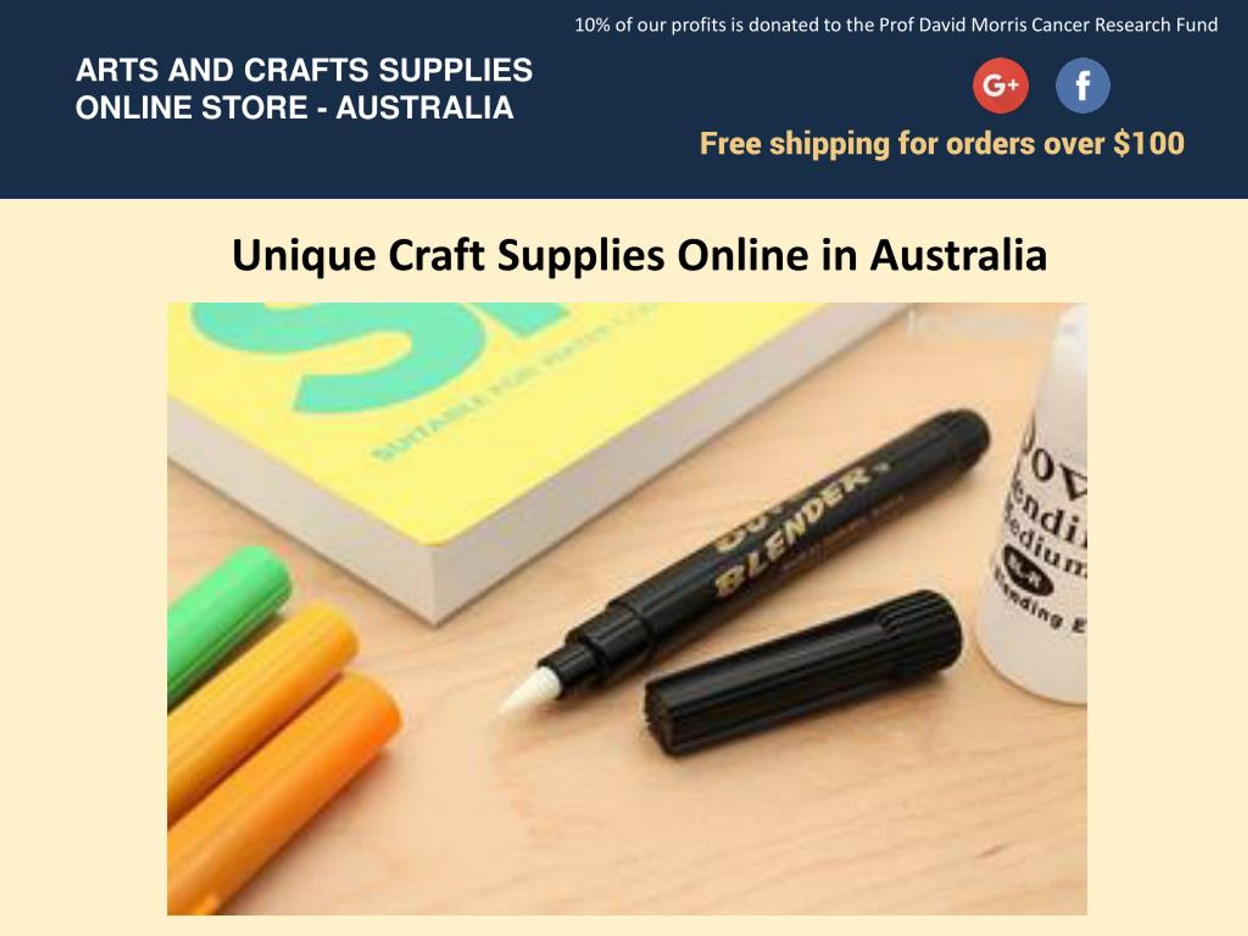 arts & crafts supplies online