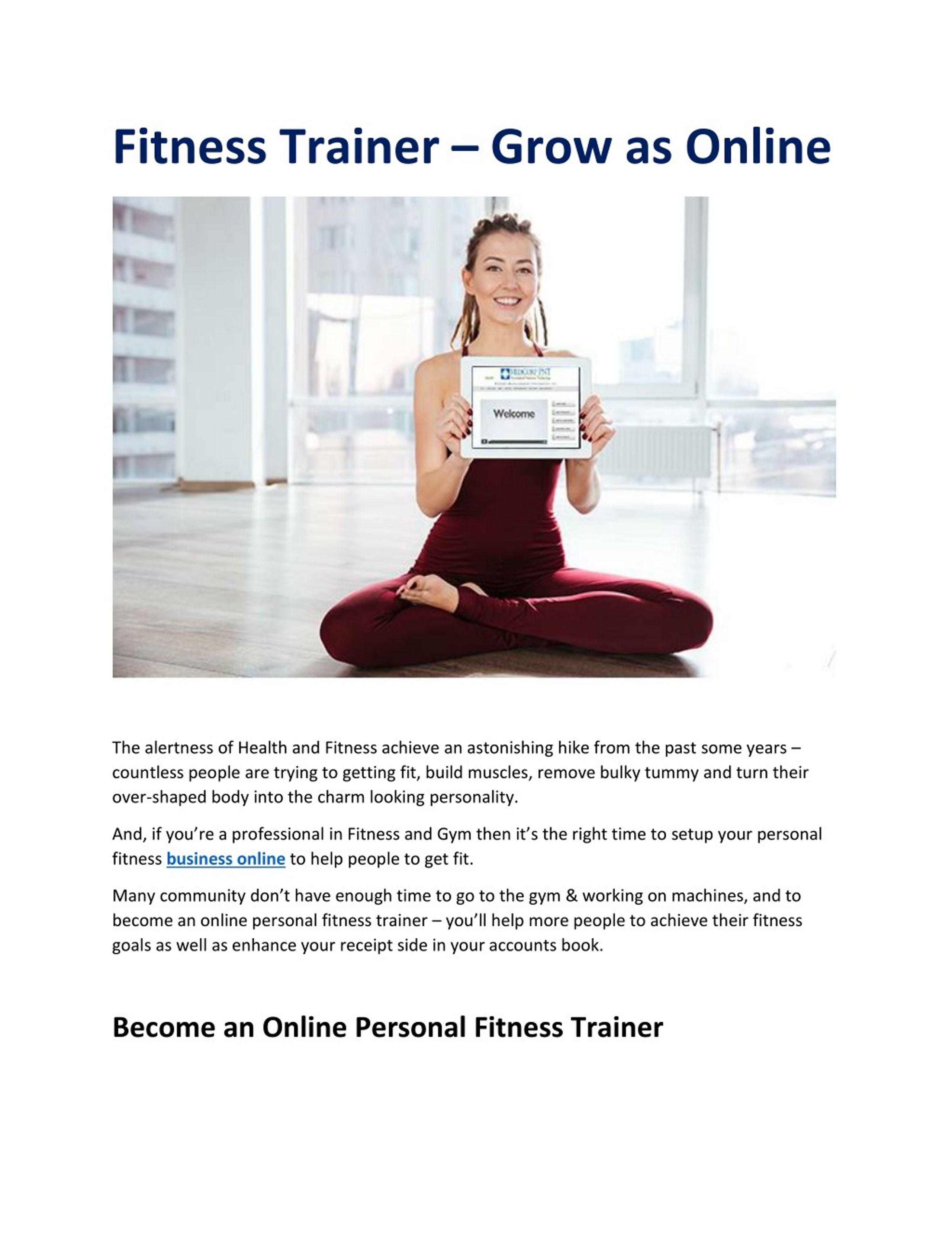 How to Build a Community for Your Online Personal Training