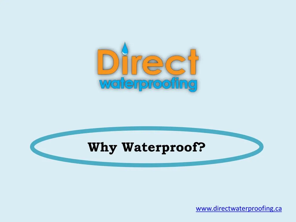 why waterproof n.