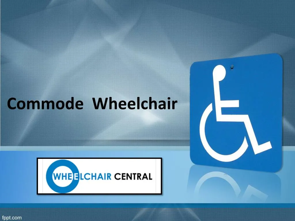 commode wheelchair n.