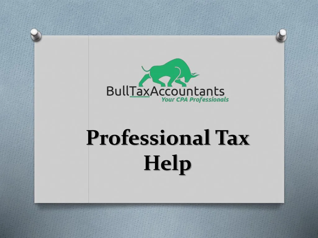 professional tax help n.