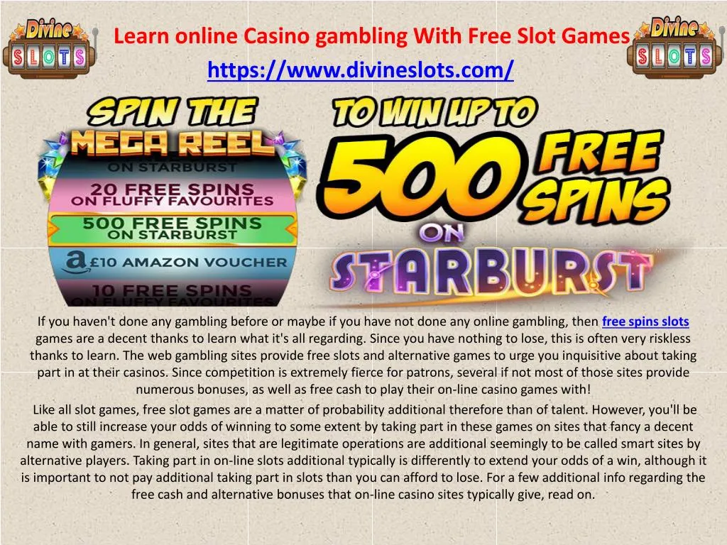 learn online casino gambling with free slot games n.
