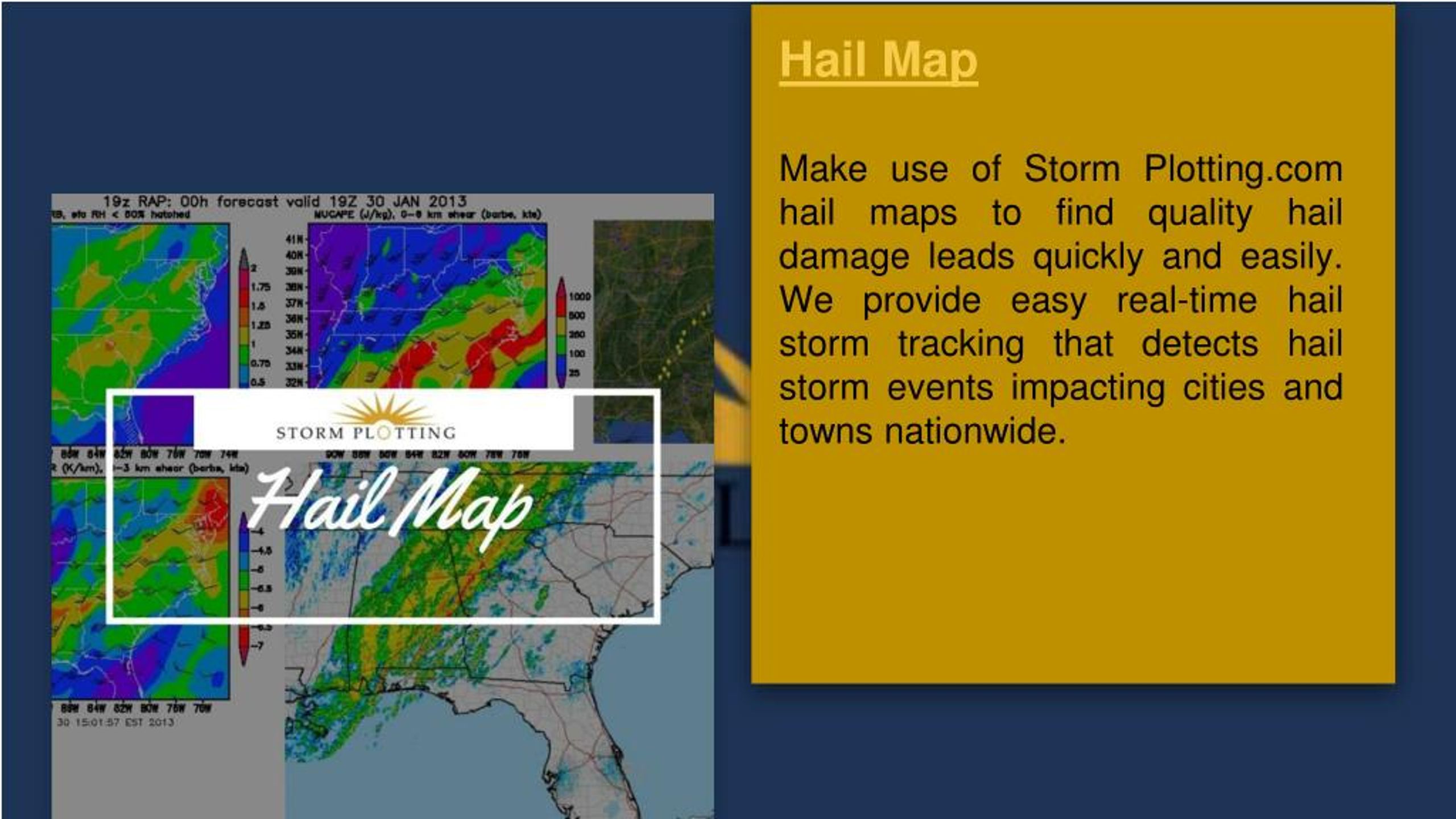 PPT - Interactive Hail Maps  Storm Plotting PowerPoint Presentation 