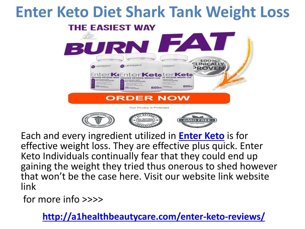 enter keto diet shark tank weight loss n.