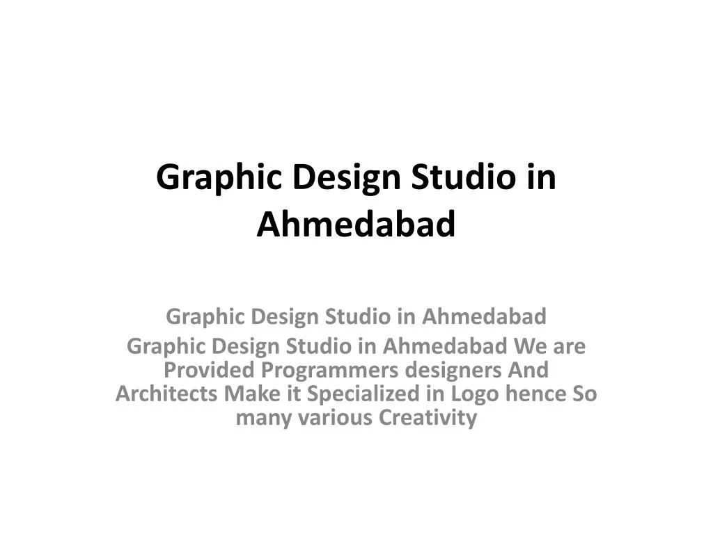 graphic design studio in ahmedabad n.