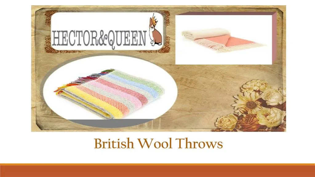 british wool throws n.