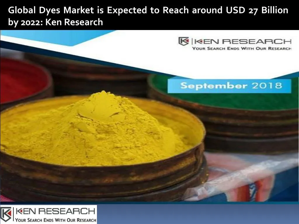 global dyes market is expected to reach around n.