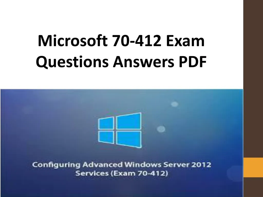 microsoft 70 412 exam questions answers pdf n.