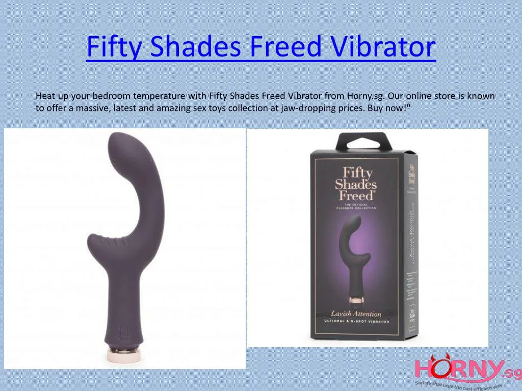 fifty shades freed vibrator n.