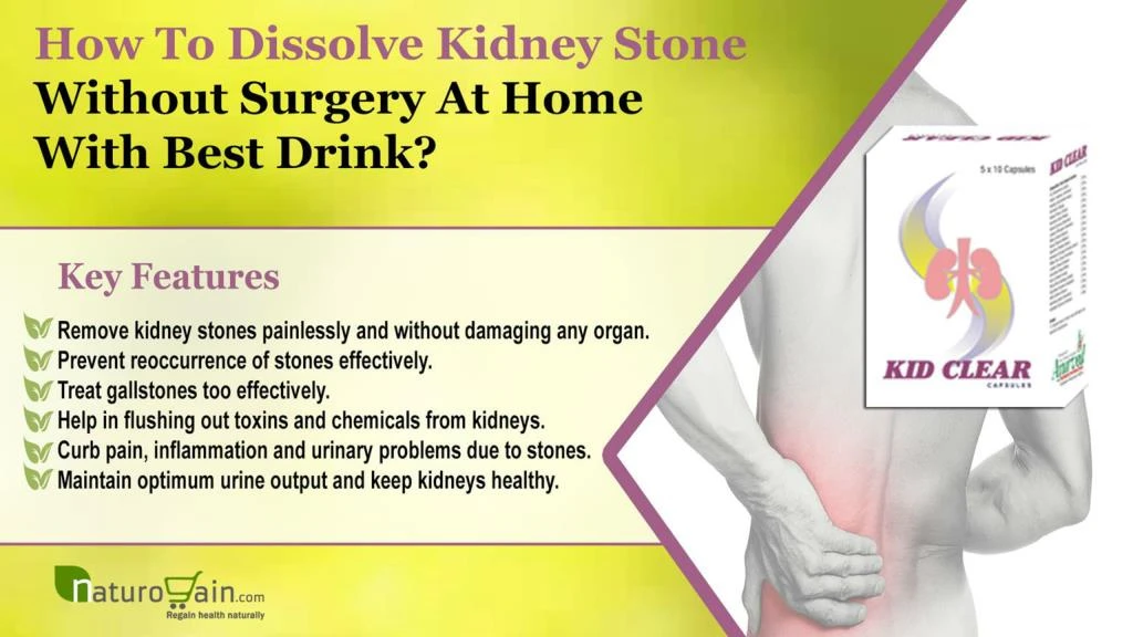 how to dissolve kidney stones