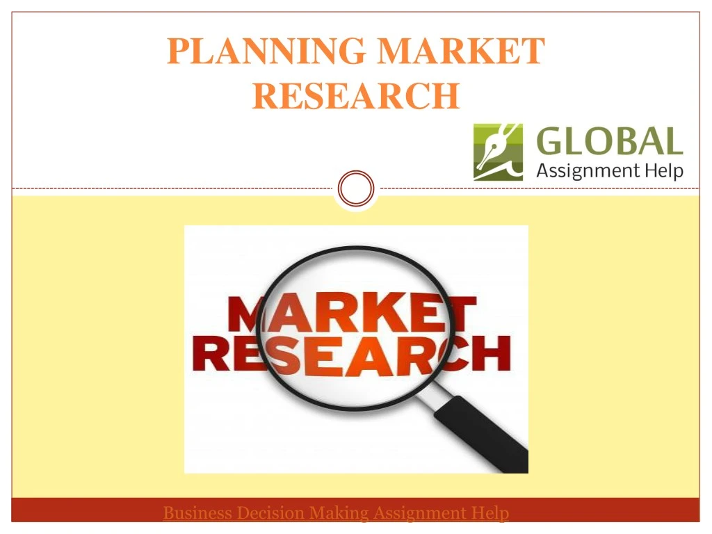 planning market research questions