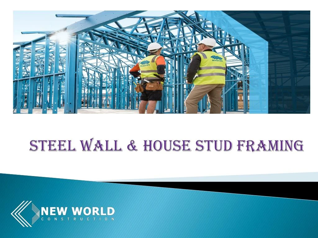 steel wall house stud framing n.