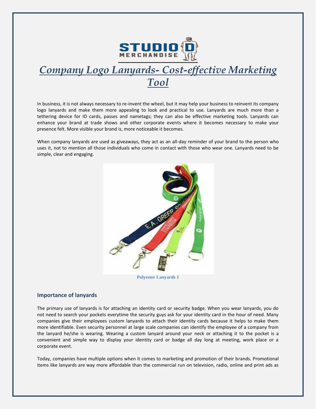 company logo lanyards cost effective marketing n.