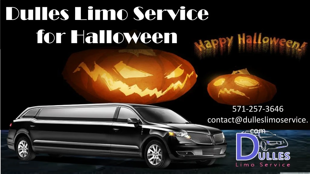 dulles limo service for halloween n.