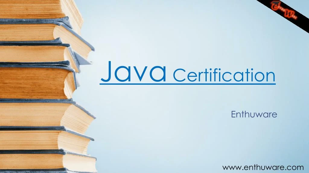 PPT - Get Java Certification on Enthuware PowerPoint Presentation, free ...