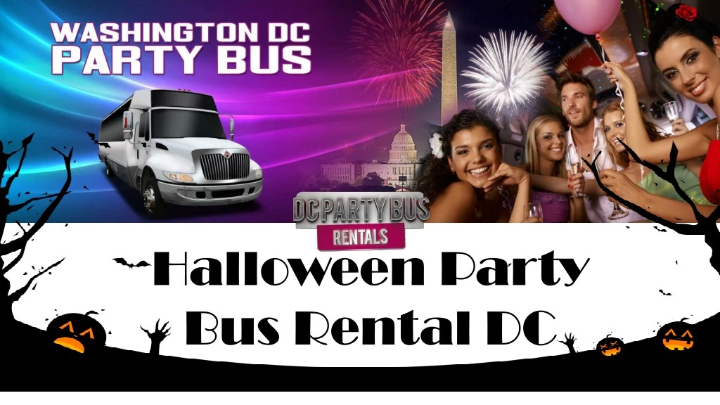 halloween party bus rental dc n.