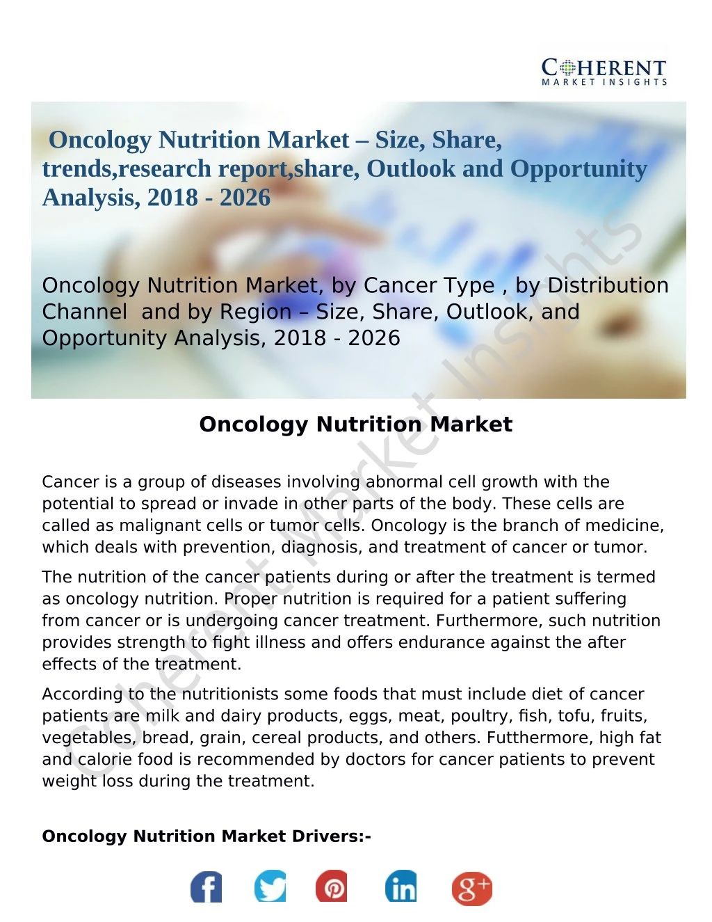oncology nutrition market size share trends n.