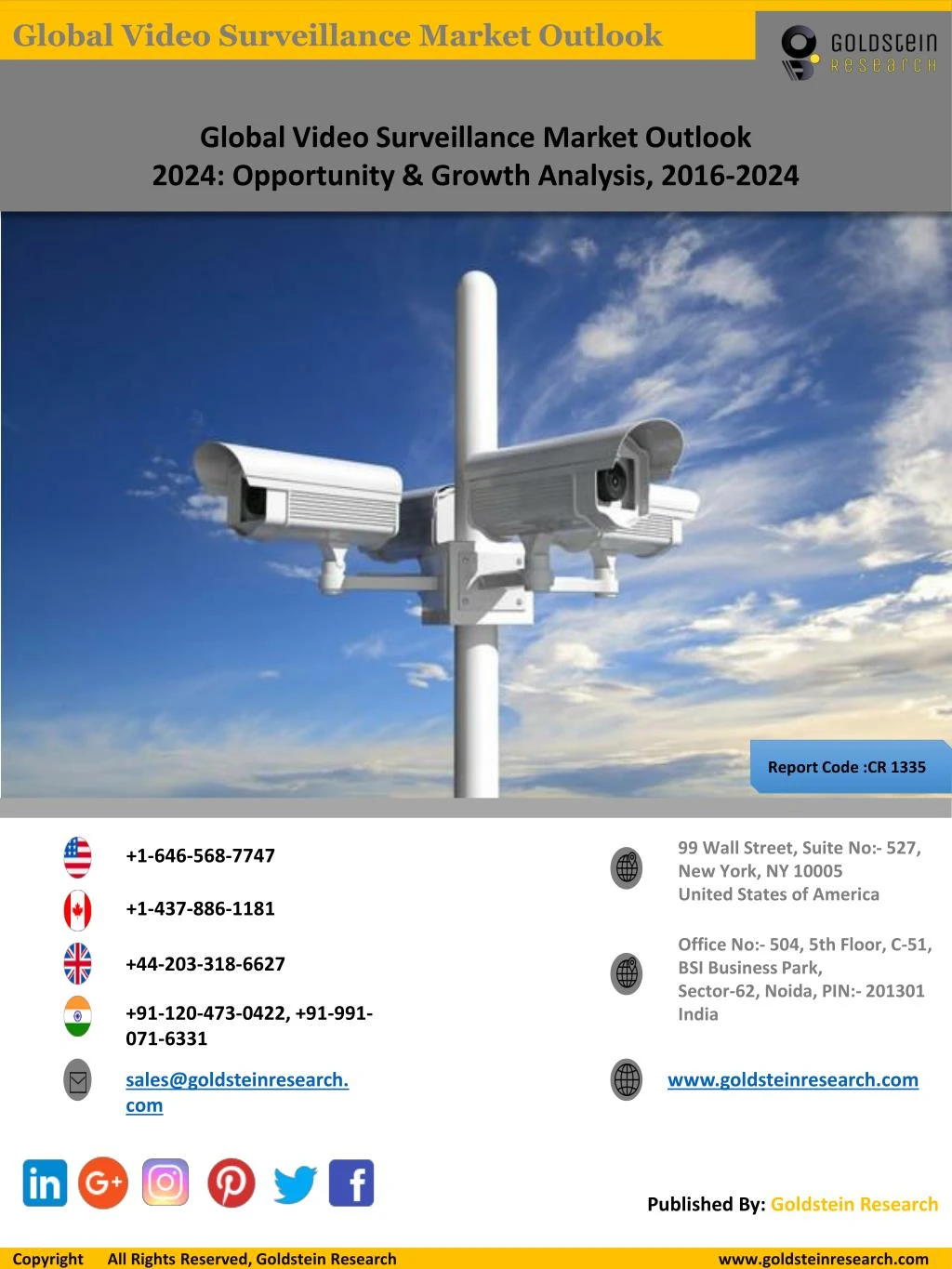 PPT Global Video Surveillance Market Outlook 2024 Opportunity