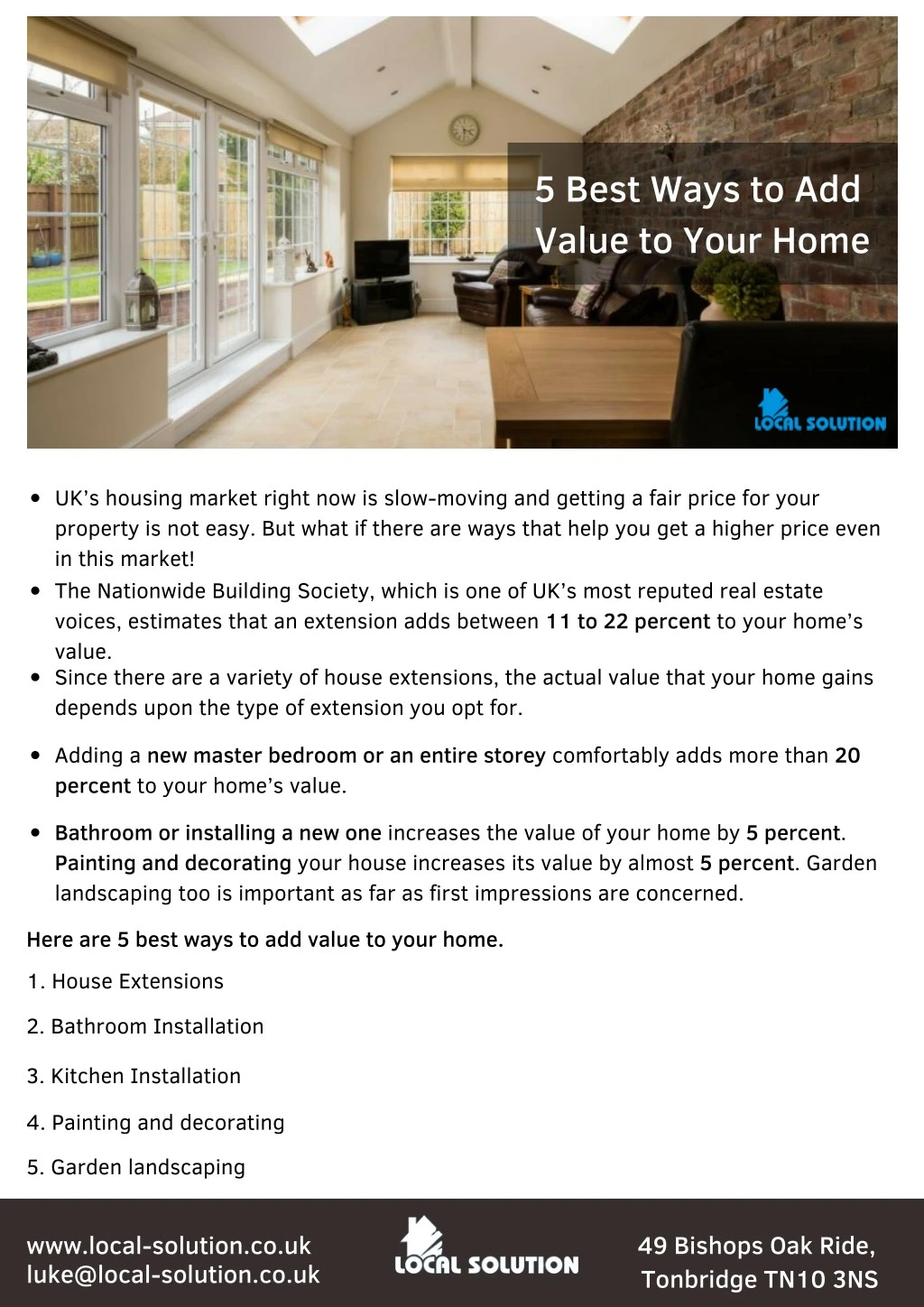 5 best ways to add value to your home n.