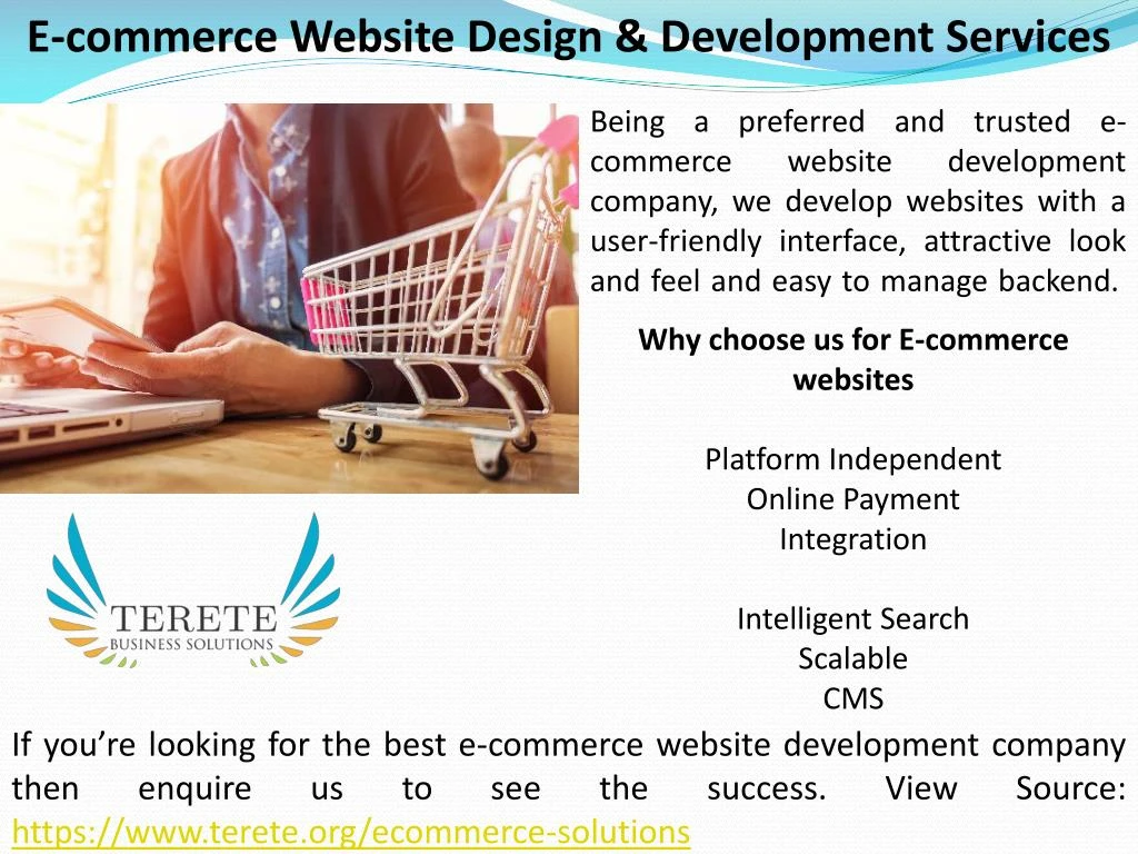 e commerce website design development services n.