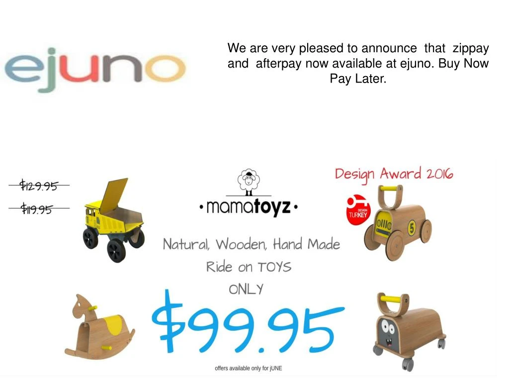 we are very pleased to announce that zippay and afterpay now available at ejuno buy now pay later n.