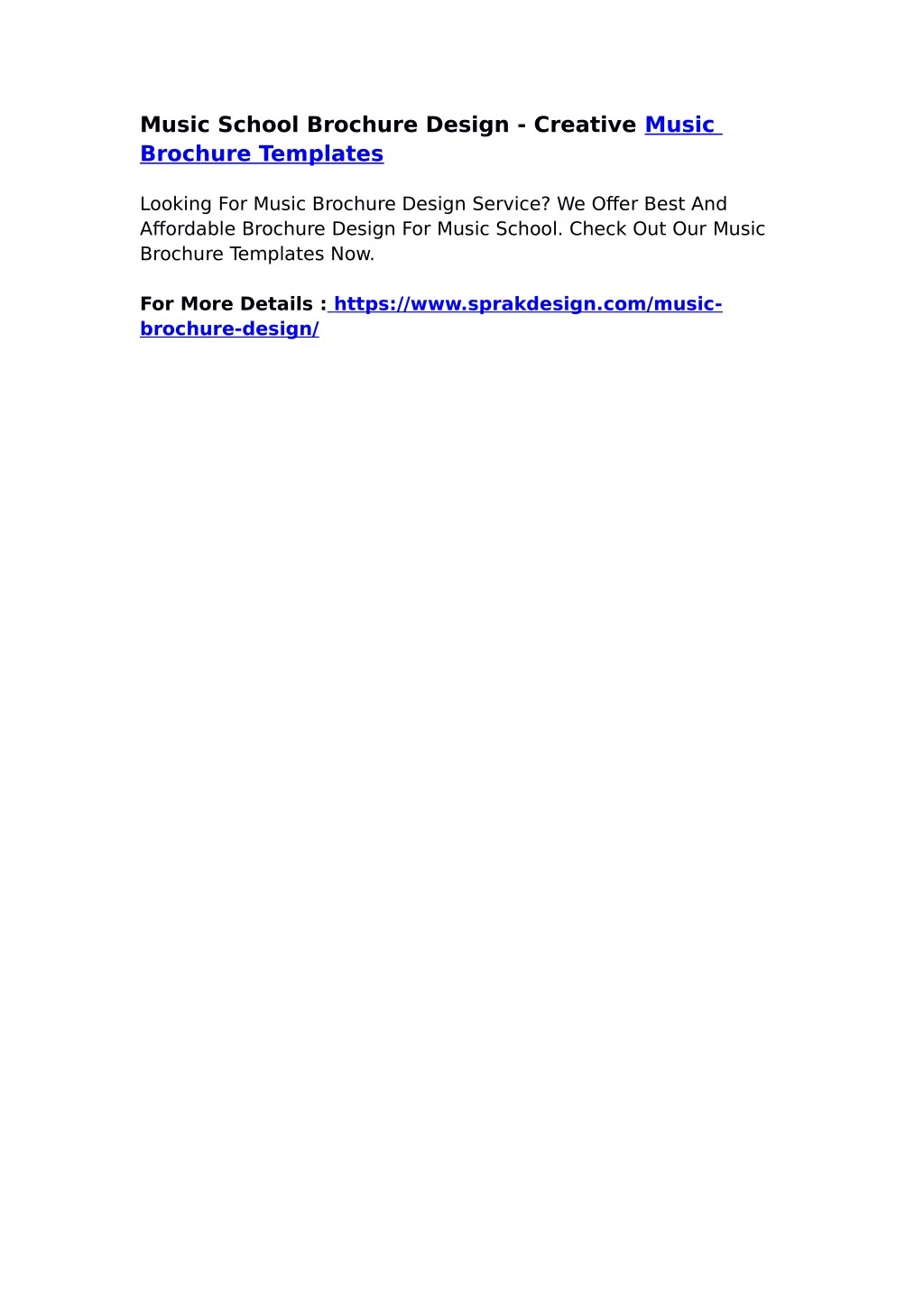 music school brochure design creative music n.