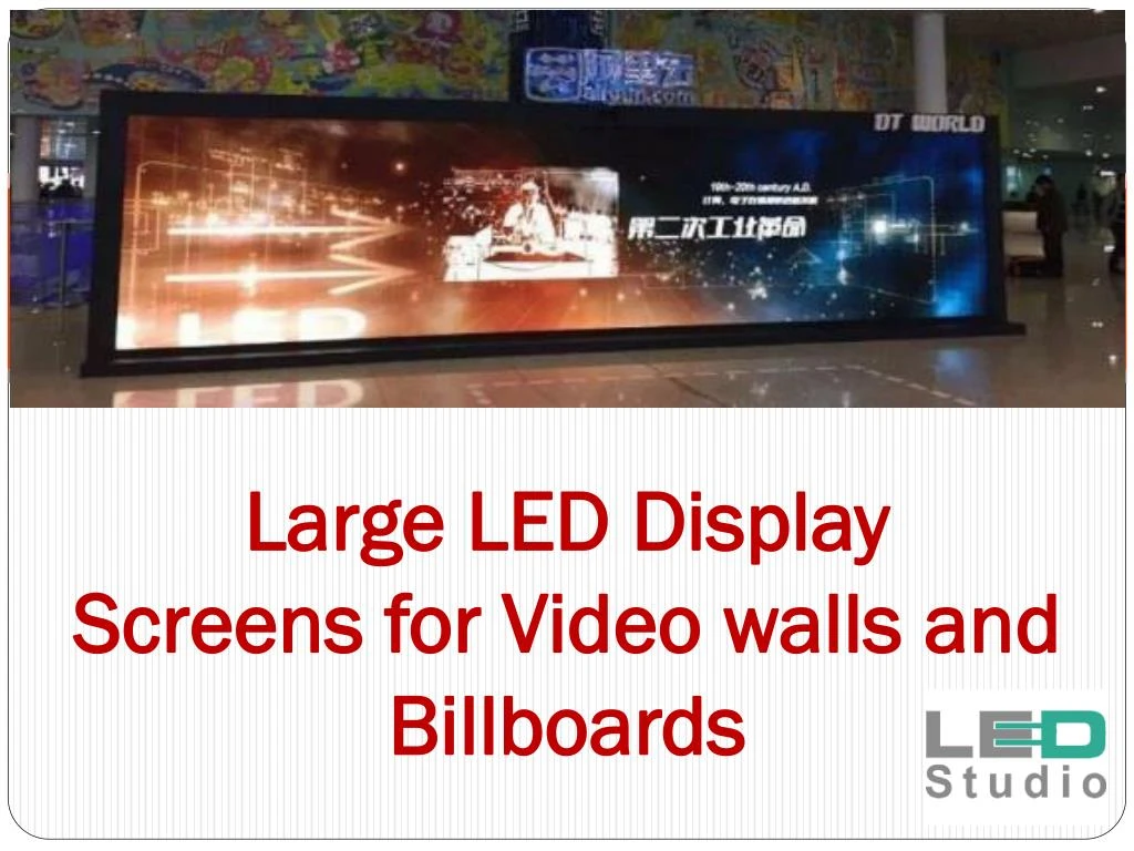 large led display screens for video walls and billboards n.
